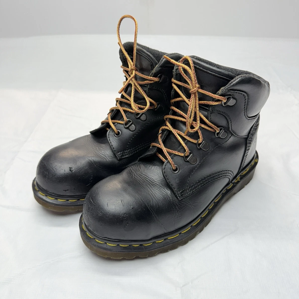 Dr Martens 10ホール　steel toe uk8 Yahoo!オークション -「ドクターマーチン 10ホール スチール」(ブーツ