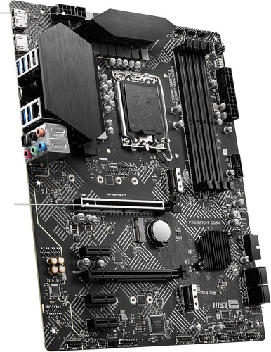 MSI PRO Z690-P DDR4 Motherboard ATX Intel Z690 Chipset Black - Picture 3 of 7
