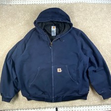 Carhartt J160 MDT Midnight Navy Thermal Lined Duck Active Jacket Mens 2XL