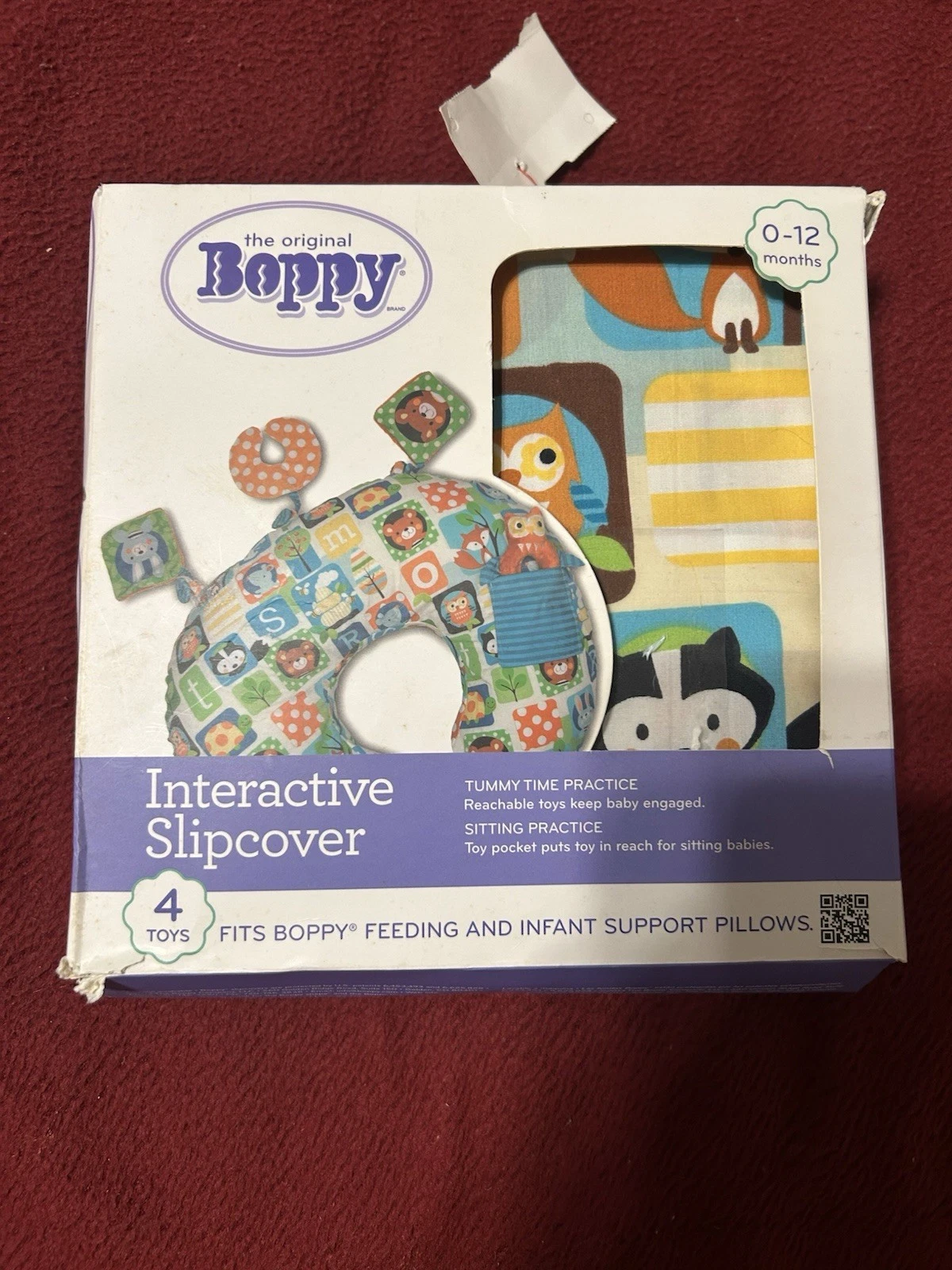 Boppy Interactive Slipcover w/ Toys Fits Boppy Nursing Infant Support Pillow NEW
Opens in a new wind