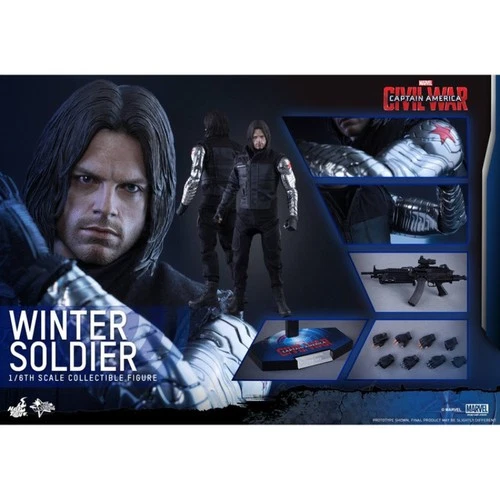 Hot Toys MMS351 Capitán América - Soldado de Invierno de la Guerra Civil 2.0 1/6 Coleccionable