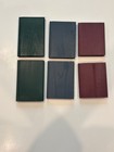Vintage Red, Blue & Green Miniature Set Of 6 Wooden Books Stackable Separates — photo 2