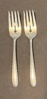 Towle Silver Flutes Sterling Silver Salad Fork. 2 total