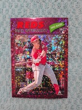 2026 Heritage💥Sal Stewart RC💥 Burgundy Sparkle Refractor #221 CIN Reds