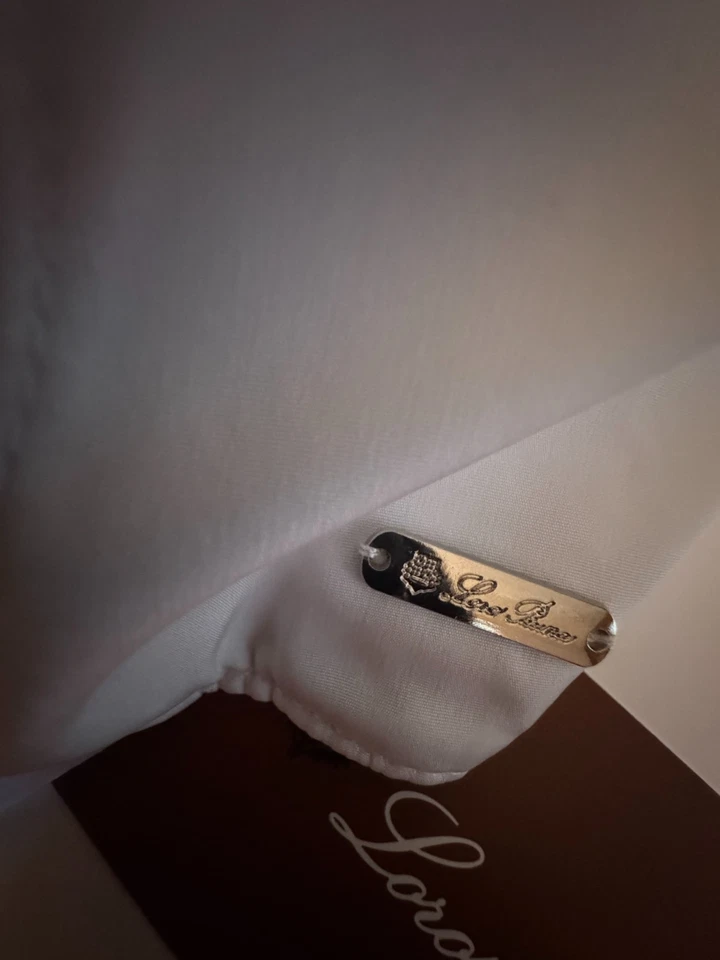 Gorra de béisbol de golf Loro Piana con logotipo bordado sombrero blanco Foto 2 de 3