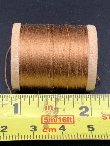 Vtg Silk Thread Belding Corticelli 5430 Silk Fly Tying Thread Wood Sz A 100 yard - Picture 1 of 11