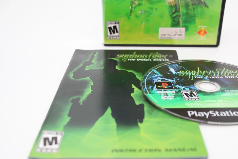 Refurbished PS2 Syphon Filter The Omega Strain Complete CIB Excellent BL Mint - Image 3 of 4