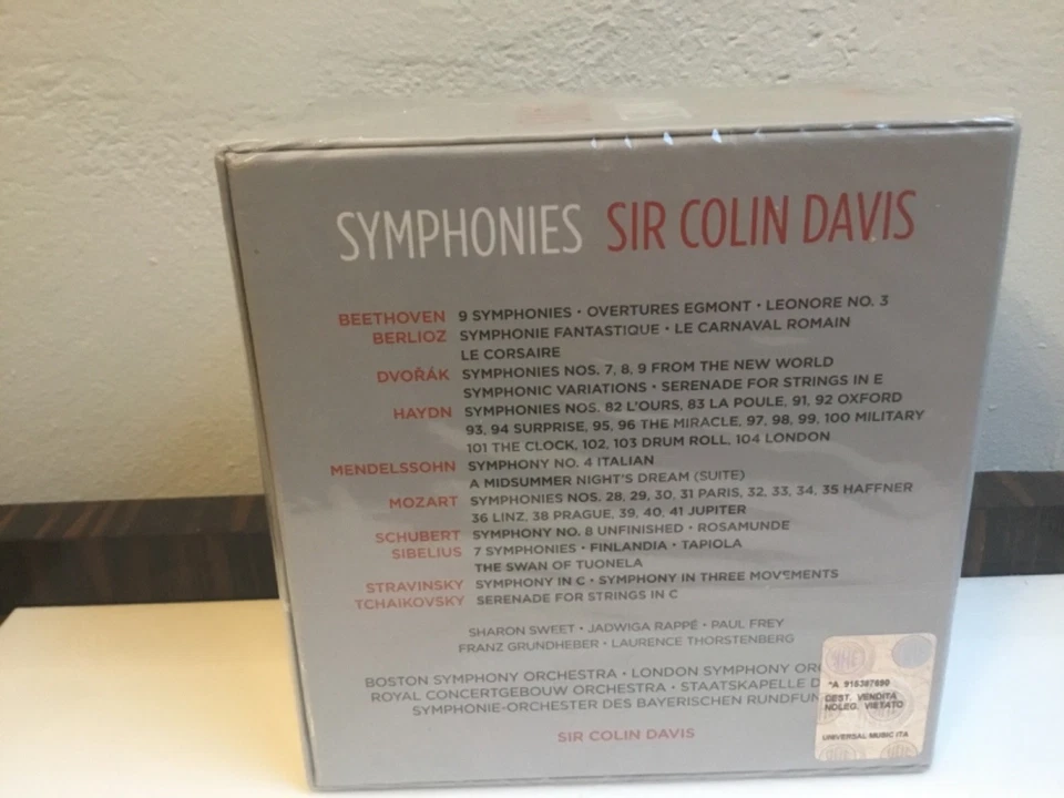 symphonies Sir Colin Davis, new 28CD Boston SO, LSO, R Concertgebouw O, Bayern - Image 2 of 4