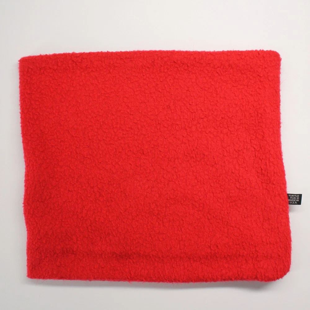 Made USA turtle for vintage red fleece neck gator ski winter