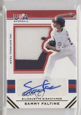 2017 USA Baseball Stars & Stripes Jersey Prime 25/25 Trey Faltine #53 Auto 0i76