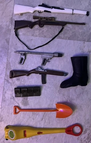 Vintage GI JOE Weapons And Accessories Lot Of 8 From 1960s