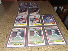 Lot of 10 DONRUSS NOLAN RYAN - 3 1981 2-1982 1-1983 2-1984 2-1987