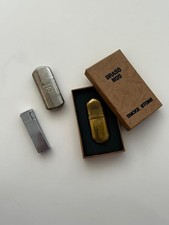 Vintage Feuerzeug 60er/70er &ndash; KW Solingen, Kim Gemini, Brass No.5 NRW &ndash; Sammler