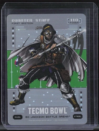 2026 Bo Jackson Battle Arena Tecmo Bowl Steel Quarter Staff Matthew Stafford
