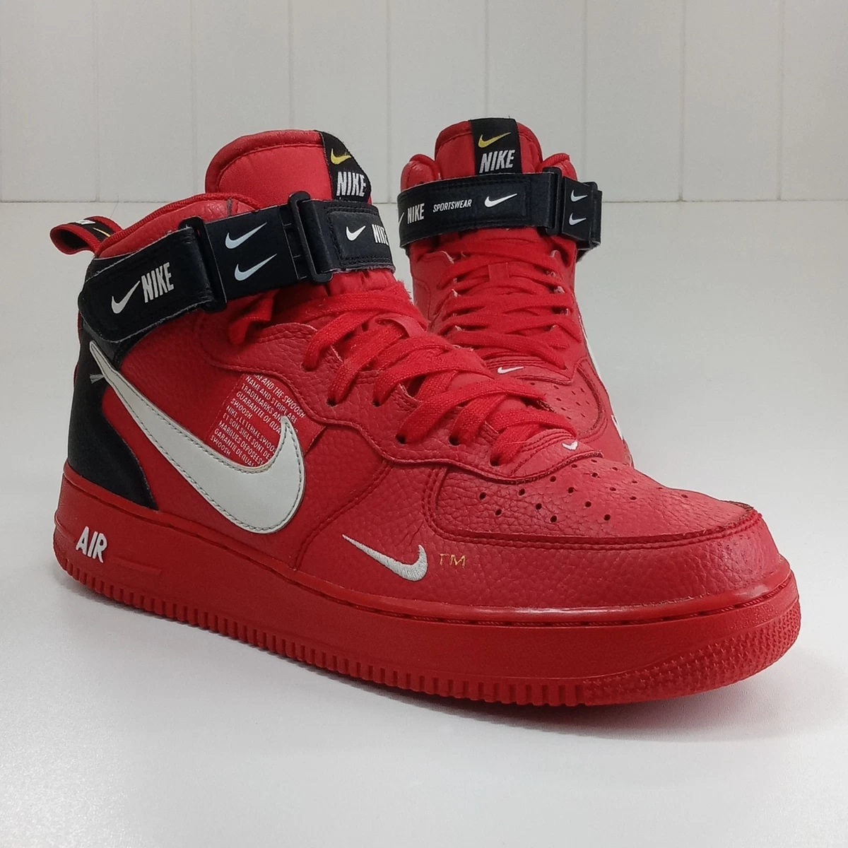 Nike Air Force 1 Utility Red 2018 for Sale | Authenticity