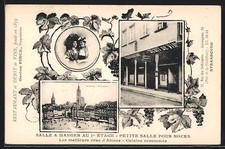 CPA Strasbourg, Restaurnat et Débit de Vins, 24 Rue des Hallebardes