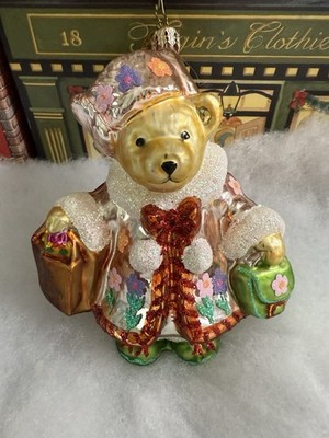 Christopher Radko Muffy Vanderbear Bloomingdales Exclusive Shopper