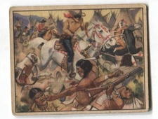 Lone Ranger Gum Card #21 Saving Tonto's Scalp 1940