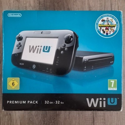 Nintendo WII U   Wii U Premium Pack 32GB Spielkonsole Schwarz komplett in OVP  