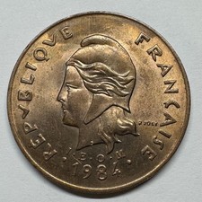 1984 French Polynesia 100 Franc - Coin #D-005
