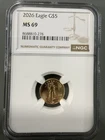 ⭐️2026 Liberty Eagle G$5 - MS69 NGC - 1/10th Oz Fine Gold⭐️