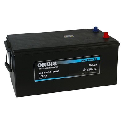 Orbis BSo260 Deep Cycle Solar-Power DC 12V 260Ah Solarbatterie Inselanlage
