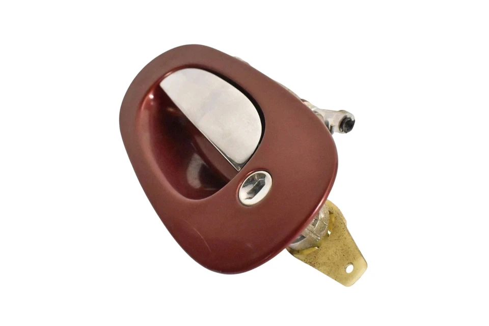 97-06 Jaguar XK8 XKR Manija de puerta exterior delantera izquierda lado del conductor con cerradura de llave OEM Foto 4 de 4