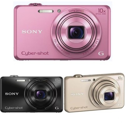Sony Cyber-Shot DSC-WX220 Digital Camera 18.2 MP 10x Optical Zoom