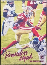 2020 Panini Chronicles Luminance Update Rookies Pink #219 Brandon Aiyuk RC