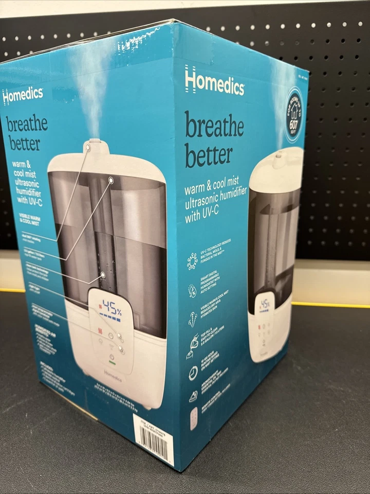 TOP Performance!! Homedics Breath Better Warm & Cool Mist Ultrasonic Humidifier. - Image 4 of 4