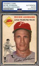 Richie Ashburn Cards, Rookie Card and Autographed Memorabilia Guide 8