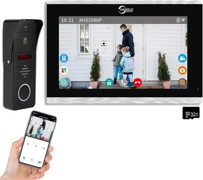 10 Inch Touch Monitor System,TUYA WiFi Smart Home Video Intercom Door Phone Kits