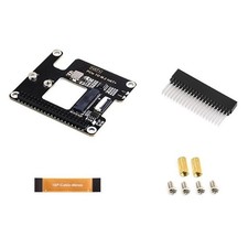 PCIe To M.2 Adapter for Raspberry Pi 5, Supports NVMe Protocol M.2 SSD