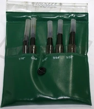 Insize 7251 5 Piece Hardened Center Punch Set 