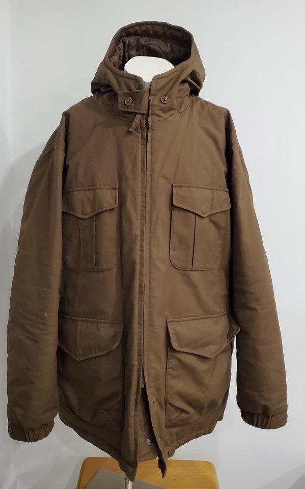 Engineered одежды Uniqlo пальто мужской большой клапан карман холст куртка эластичной - Изображение 3 из 4