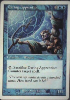 Daring Apprentice - 7th Edition: #68, Magic: The Gathering Nm R40