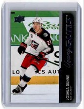 2021-22 Upper Deck Young Guns Joshua Dunne RC Columbus Blue Jackets #218