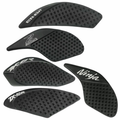 Tank Traction Side Pad Knee Rubber Protector Sticker For Kawasaki
