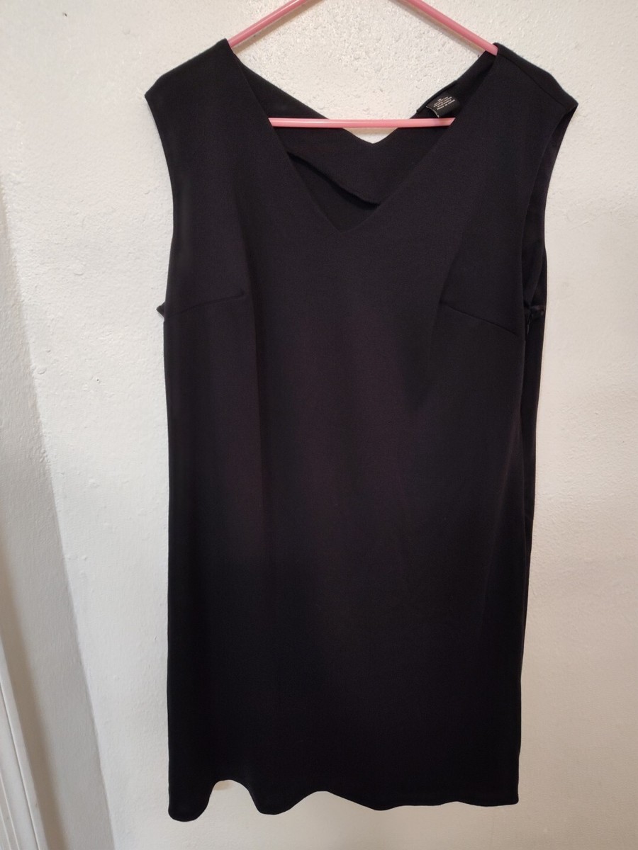 lane bryant long black dress Vintage 1970s Black Dress Lane Bryant Tall Shop M/L Long Sleeves