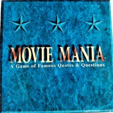 Movie Mania Board Game Of Famous Quotes & Questions Trivia