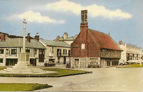 ""POSTCARD MOOR HALL,ALDEBURGH,SUFFOLK""