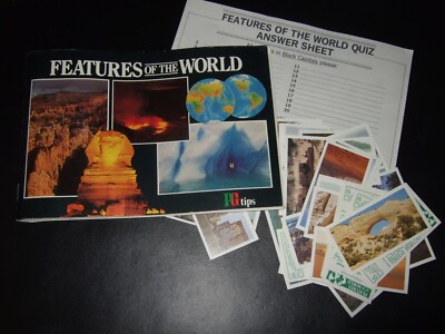 BROOKE BOND PG TIPS TEA CARD VINTAGE  FEATURES OF THE WORLD   ALBUM + CARDS