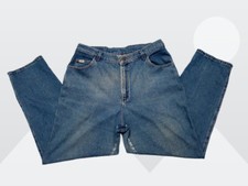 Lee Original Jeans 305-1846 Women's Med Wash Blue Cotton Denim Jeans 16 S Vtg