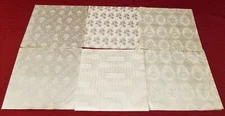 Traditional Vintage WEDDING Wrap WRAPPING PAPER- White & Silver 20x30" Sheets