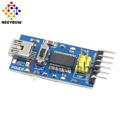 FTDI Basic Programmer USB to TTL FT232RL, 3.3V/5V Support with ISP Pins