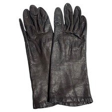 Aris Vintage Brown Leather Gloves Womens Size 6.5 Great Christmas Gift for Her