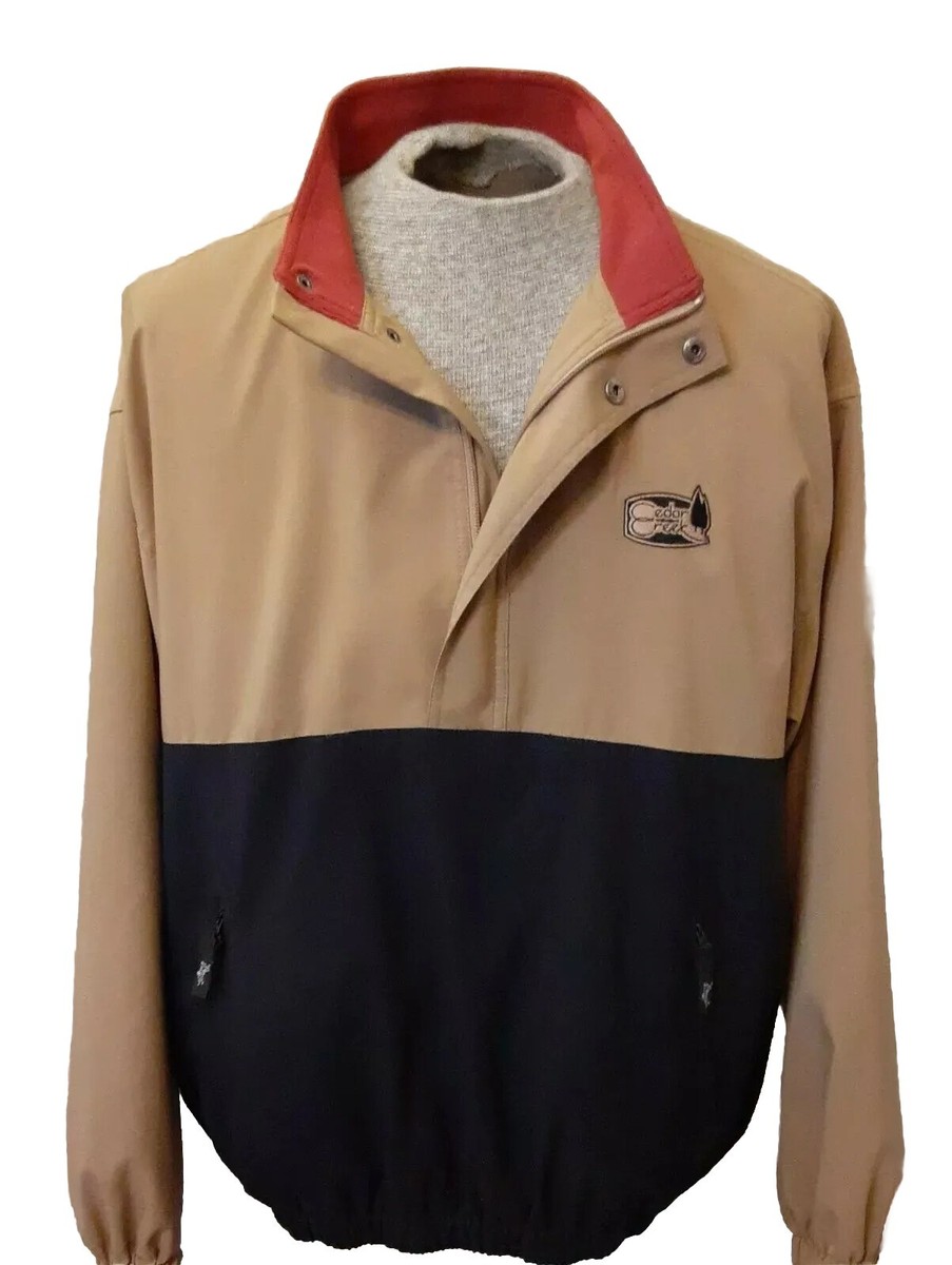 Men's Ashworth Beige/Black Weather System Water Resistant Golf