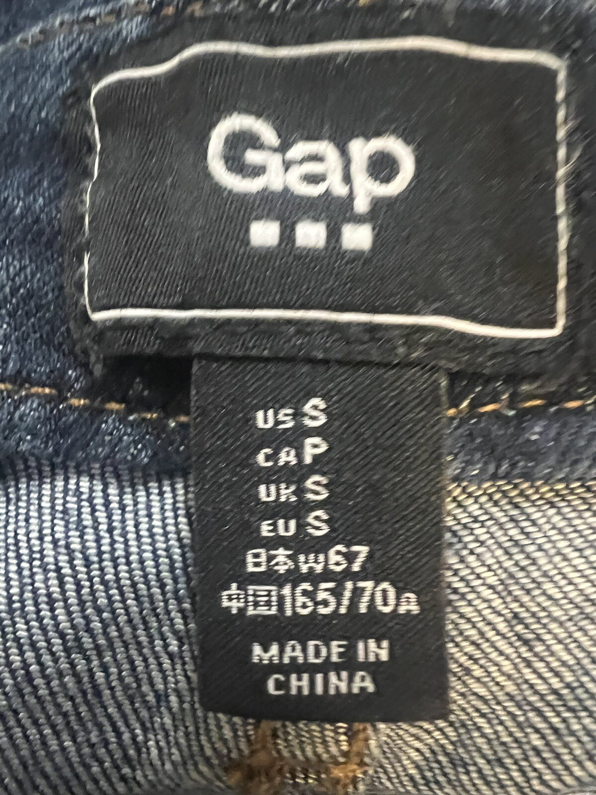 GAP Maternity Denim Overalls Side Zip S Gem