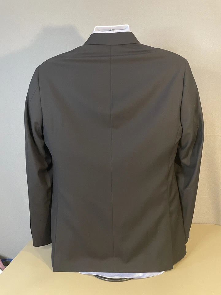 Abrigo Blazer Deportivo Ryan Seacrest Distinction Lana 2 Botones Negro 40R Foto 2 de 4