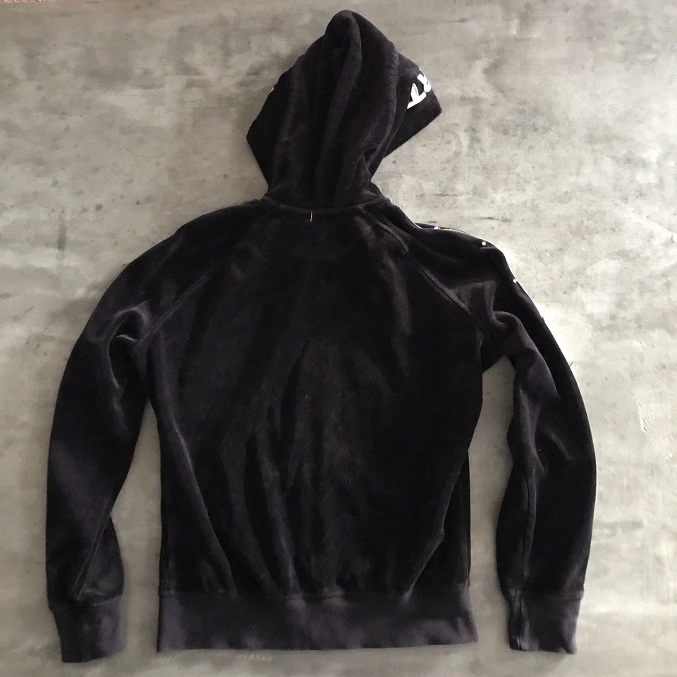 Y2K Bebe Sudadera con Capucha Mujer Pequeña Chaqueta de Pista Hip Hop Rave Sudadera Metálica Plateada Foto 4 de 4